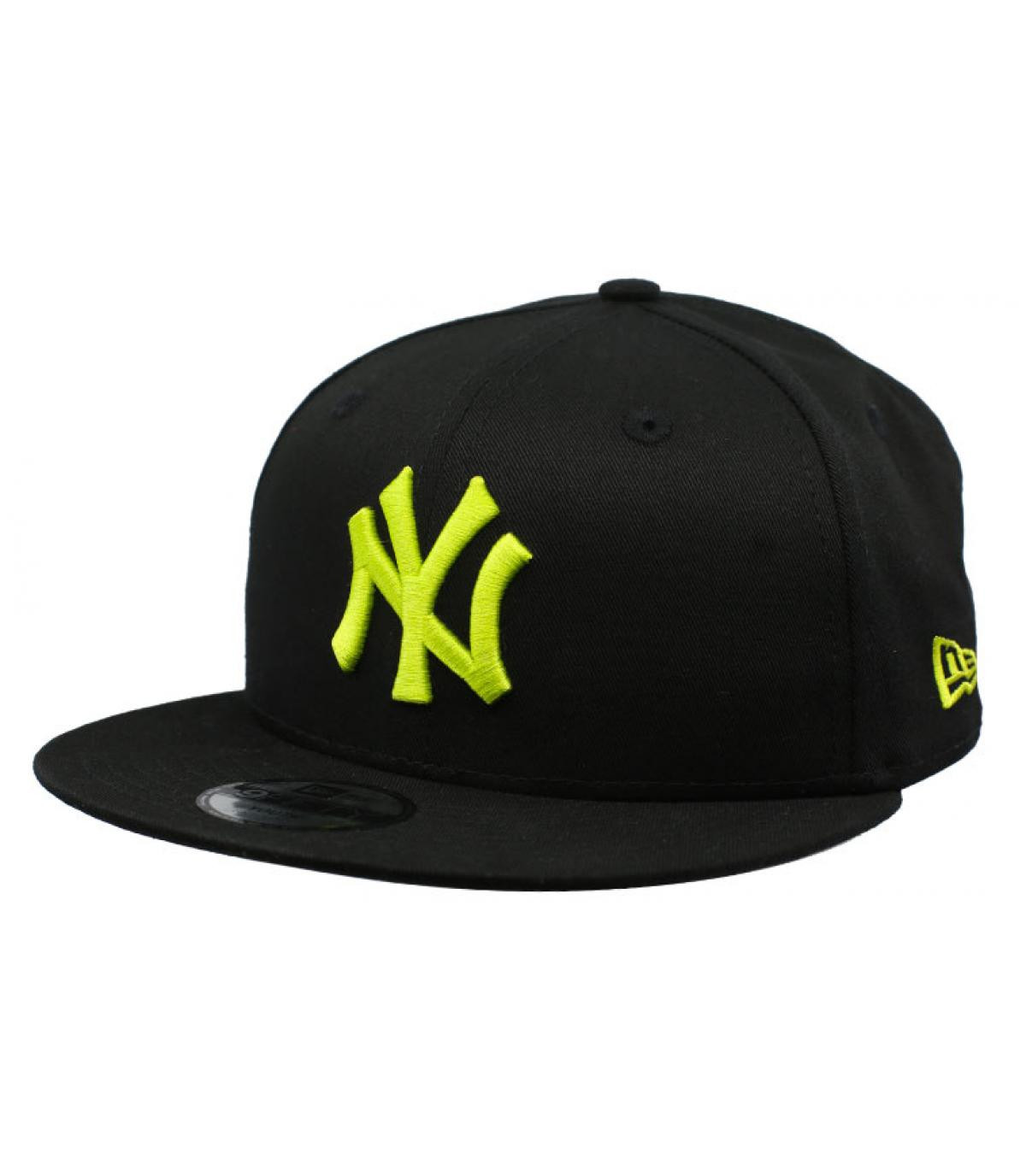 Kids League Ess NY 9Fifty black cyber yellow New Era